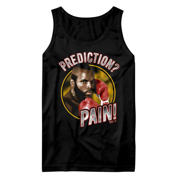 ROCKY PAIN PREDICTION TANK S T-Shirt in Black