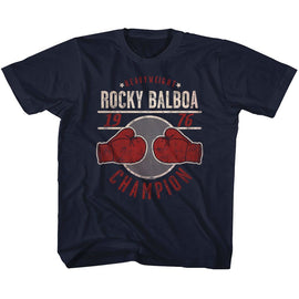 ROCKY CHAMP76 YOUTH XS 5 6 T-Shirt in NAVY