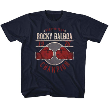 ROCKY CHAMP76 TODDLER 2T T-Shirt in NAVY