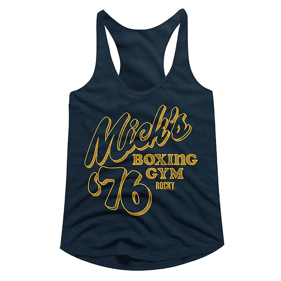 ROCKY MICKS LADIES RACERBACK S T-Shirt in Midnight NAVY