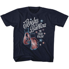 ROCKY RBSTALLION TODDLER 2T T-Shirt in NAVY