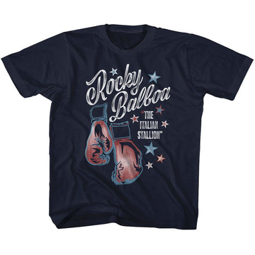 ROCKY RBSTALLION TODDLER 2T T-Shirt in NAVY