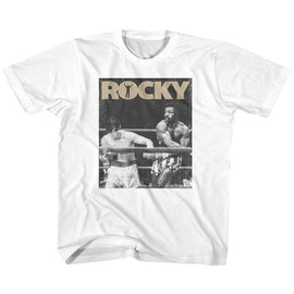 ROCKY ONE TODDLER 2T T-Shirt in White
