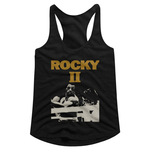 ROCKY TWO LADIES SLIMFIT RACERBACK S T-Shirt in Black