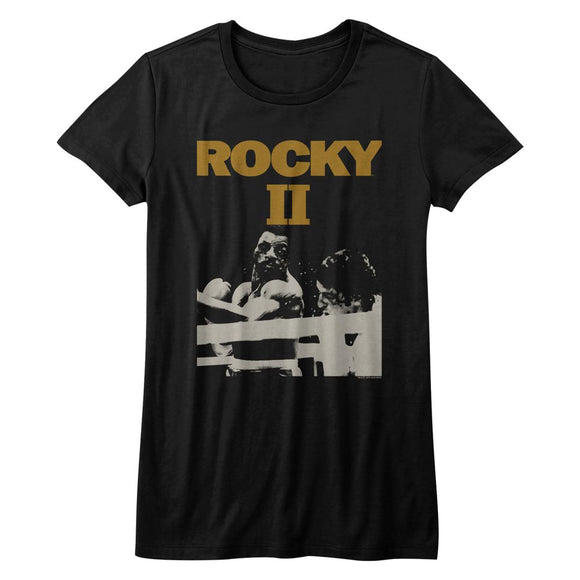 ROCKY TWO LADIES S T-Shirt in Black