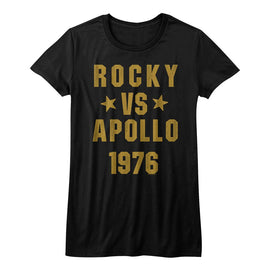 ROCKY VS APOLLO LADIES S T-Shirt in Black