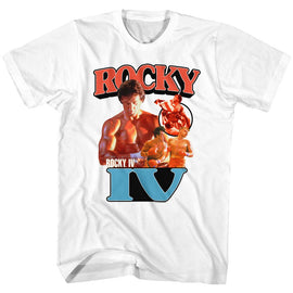 ROCKY ORANGEY S T-Shirt in White
