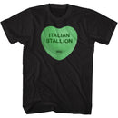 ROCKY ITALIAN STALLION HEART S T-Shirt in Black