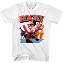 ROCKY NOW HES GOT A FLAG S T-Shirt in White