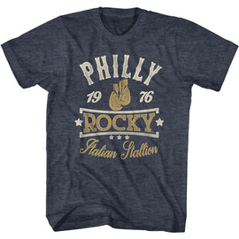 ROCKY PATRIOTIC S T-Shirt in NAVY Heather