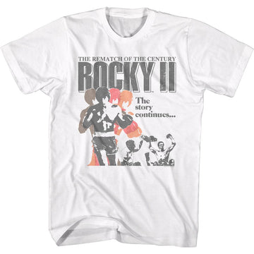 ROCKY II POSTER S T-Shirt in White