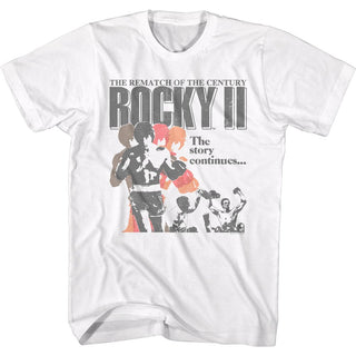Rocky Rocky Ii Poster Adult T-Shirts