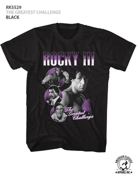 ROCKY THE GREATEST CHALLENGE S T-Shirt in Black