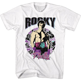 ROCKY PHILLY CIRCLE S T-Shirt in White