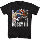 ROCKY COMIC BOOK POW S T-Shirt in Black