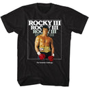 ROCKY 3 POSTER S T-Shirt in Black