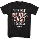 Rocky Rocky West Beats East Adult T-Shirts