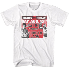 ROCKY BALBOA VS LANG S T-Shirt in White