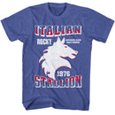 ROCKY STALLION S T-Shirt in Royal Heather