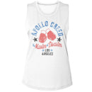 ROCKY MASTER OF DISASTER LADIES MUSCLE TANK S T-Shirt in White