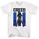 ROCKY CREED 3 BLUE BARS S T-Shirt in White