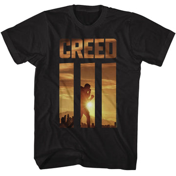 ROCKY CREED 3 SUNRISE S T-Shirt in Black