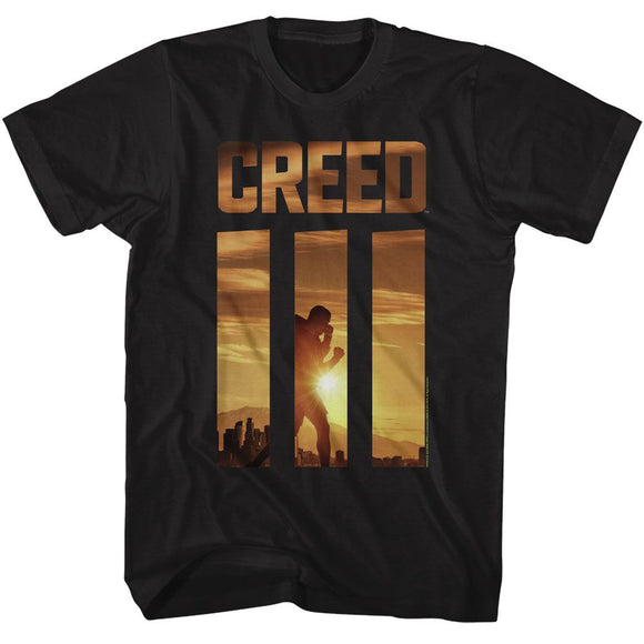 ROCKY CREED 3 SUNRISE S T-Shirt in Black
