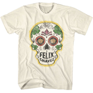 Rocky Rocky Felix Chavez Skull Adult T-Shirts