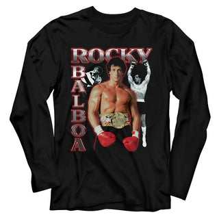 Rocky Rocky Three Photo Collage Adult T-Shirts