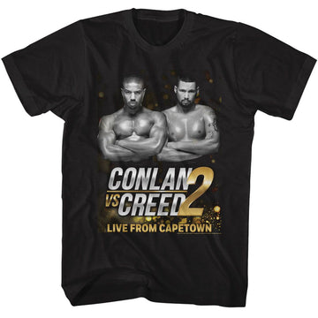 ROCKY CONLAN V CREED 2 S T-Shirt in Black