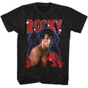 Rocky Rocky Lightning Flames Adult T-Shirts