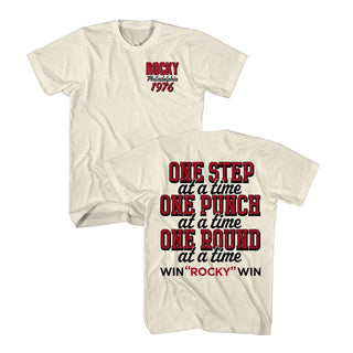 Rocky Rocky 1976 Front And Back Adult T-Shirts