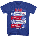 ROCKY DAD S T-Shirt in Royal