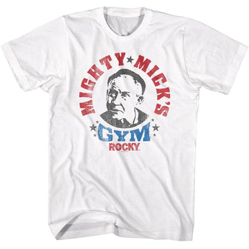 ROCKY MICKS GYM RWB S T-Shirt in White