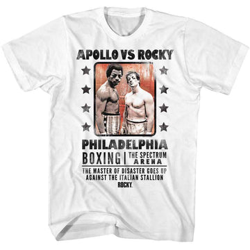 ROCKY VS APOLLO S T-Shirt in White