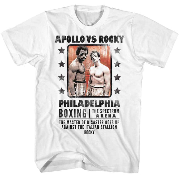 ROCKY VS APOLLO S T-Shirt in White