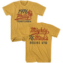 ROCKY 1976 PHILLY BOXING GYM S ***F&B*** T-Shirt in Ginger