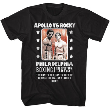 ROCKY VS APOLLO S T-Shirt in Black