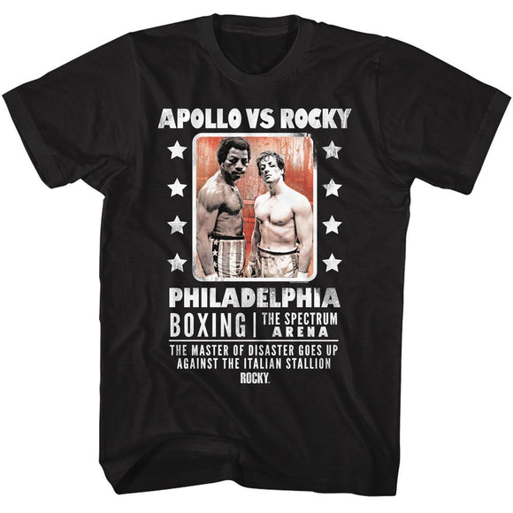 ROCKY VS APOLLO S T-Shirt in Black