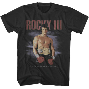 ROCKY FADED BACKGROUND S T-Shirt in Smoke