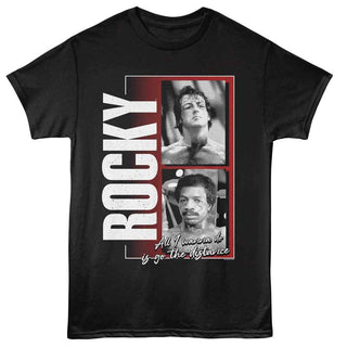 Rocky Rocky Two Photos Adult T-Shirts