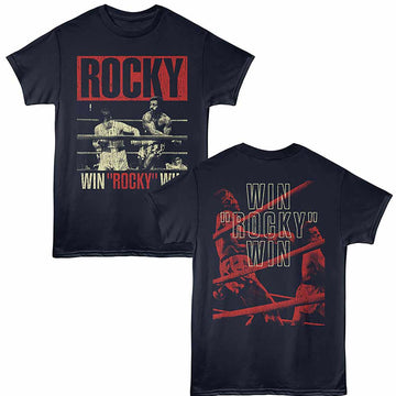 Rocky Win Navy Adult T-Shirt