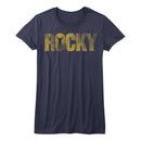 ROCKY LOGO LADIES S T-Shirt in NAVY