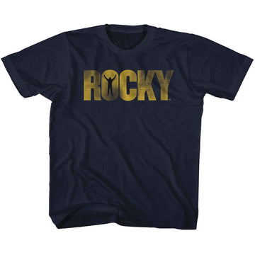 ROCKY LOGO TODDLER 2T T-Shirt in NAVY