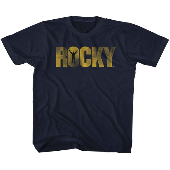 ROCKY LOGO TODDLER 2T T-Shirt in NAVY