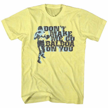 ROCKY BALBOA ON YOU S T-Shirt in Yellow