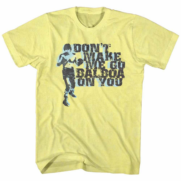 ROCKY BALBOA ON YOU S T-Shirt in Yellow