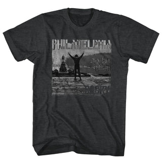 Image of Rocky Philadelphia Adult T-Shirts Black Heather