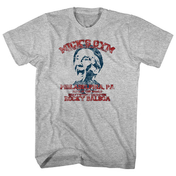 ROCKY MICKS GYM S T-Shirt in GRAY Heather