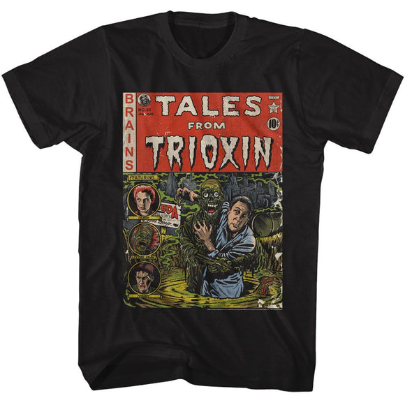 RETURN OF THE LIVING DEAD ROTLD TALES FROM TRIOXIN COMIC S T-Shirt in Black